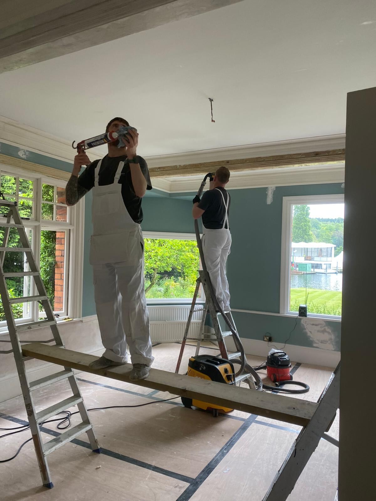 Heritage Cornice & Caulking, Henley - Interior — Prep & Plaster Repair in Henley-on-Thames